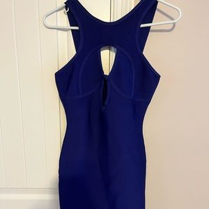 Blue Bandage dress